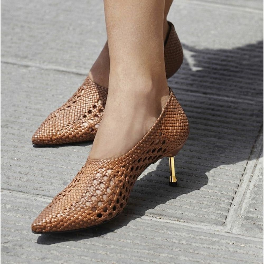 Souliers Martinez Menorca Woven Mule‎ Sz 37